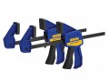 IRWIN Quick-Grip Mini Bar Clamp Twin Pack 150mm (6in) £10.99 The Irwin® Quick-grip® Mini Bar Clamps Have A Revolutionary Design And Are Fast And Easy-to-operate. The High-tech Resin Body Is Sturdy And Temperature Resistant, And The 70kg Clamping Hold Lo
