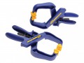 IRWIN Quick-Grip 4in Handy Clamp Twin Pack was £21.50 £12.99 Irwin Quick-grip Ratchet Adjustable Clamp With Quick Release Lever Which Provides A Fast And Effective Method Of Securing The Majority Of Workpieces. They Are Manufactured From A Durable Glass Reinfor