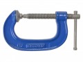 IRWIN Record 120 Heavy-Duty G Clamp 75mm (3in) £14.99 Irwin Record Heavy-duty 120 Series G-clamps Are The Strongest Record Clamps, Recommended Particularly For Metal Working And Fabrication Work Where A Very High Clamping Force Is Demanded.

They Have 