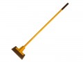 Roughneck Floor Scraper 8in Fibreglass Handle £17.99 For Use In Both Domestic And Industrial Environments For Removing Grease, Dirt And Other Remains That Stick To Tiled, Concrete And Laminate Flooring. It Has A Double Dip, Washable, Soft-grip Fibreglas