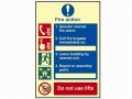 Scan Fire Action Procedure - Photoluminescent 200 x 300mm £15.62 This Scan High Intensity Safety Sign Is Made From 1.3mm Thick, Rigid Material. It Is Printed Using Uv Resistant Inks, Which Resist Fading. The Background Of This Sign Is Photoluminescent, Which Means 
