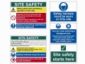 Scan Construction Site Pack 5 Pack £108.96 This Scan Safety Sign Site Pack Contains 5 Signs.the Pvc Signs Aggressive Waster-based Adhesive Enables Them To Easily Stick On To And Remain On Any Wall. All Signs Are Printed Using Uv Resistant Ink