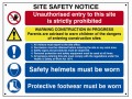 Scan Composite Site Safety Notice - Fmx 800 x 600mm £35.70 Scan Sign Is Made From 3mm Rigid Foamed Durable Pvc Board. It Is Printed Using Uv Resistant Inks, Which Helps To Prevent Fading. Ideal For All Sites, It Covers For Basic Health And Safety.  Complies W