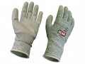 Scan Grey PU Coated, Cut 5 Liner Gloves £7.79 These Scan Grey Polyurethane Coated Cut 5 Liner Gloves Are Highly Cut, Tear And Puncture Resistant, With Excellent Grip And Flexibility. Their Palms And Fingers Are Coated With Polyurethane And Have A