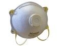Scan Moulded Disposable Mask Valved FFP1 Protection (Box 10) £17.49 Scan Premier Valved Disposable Masks With An Exhalation Valve To Make Breathing Easier And An Adjustable Nose Clip With Soft Foam Nosepiece Giving A Custom Fitting. Complete With A Non-irritating Inne