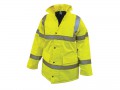 Scan Hi-Vis Motorway Jacket Yellow £33.99 This Scan Yellow High Visibility Waterproof Motorway Jacket With Taped Seams And Retro-reflective Tape, Conforms To En471 Class 3 And Also To En343 For Protective Clothing Against Foul Weather.

Wit