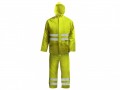 Scan Hi-Visibility Rain Suit Yellow £16.99 The Scan Rain Suits Are Flexible, Tough And Breathable. The pvc Coated two Piece Suit Is Pvc Coated To Ensure It Is Waterproof, And Has Thermo-sealed Seams For Improved Leak Resistance.
The