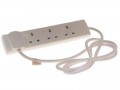 SMJ Extension Lead 4 Way 13 amp 2 Meter B4W2MP £5.19 Smjs Range Of Extension Leads That Are Ideal For Indoor Use And Provides Power Where You Need It. It Is Fitted With A 13 Amp Plug And Has A Maximum Working Load Of 3,120 Watt. This Product Has Been