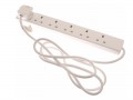 SMJ B6W2MP Extension Lead 6 Way 13a 2m £9.49 Smjs Range Of Extension Leads That Are Ideal For Indoor Use And Provide Power Where You Need It. Fitted With A 13a Plug, They Have A Maximum Working Load Of 3,120w.  Designed To Fully Comply With The