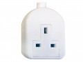 SMJ White Trailing Extension Socket 13A 1-Gang £3.69 The Smj White Rubber Trailing Extension Socket Conforms To The Latest Standards Of Bs 1363/a For Heavy Use And Is Rated At 13a. It Is Also Fitted With A Cable Clamp.smj White Rubber Trailing Extension