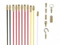 Super Rod Cable Rods 10m Deluxe Set with 8 Attachments £109.99 The Super Rod Deluxe Set Enables Examination, Planning And Installation Via The Fastest And Most Economical Route Meaning That Less Time Is Spent Drilling And Fixing. Ideal For Professional Electricia