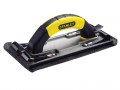 Stanley Tools Hand Sander 230 x 80mm (9 x 3in) £11.99 The Stanley 0 05 927 Hand Sander Has A Heavy-duty, Ribbed Aluminum Body That Stays Flat And Rigid. Its Efficient Clamp Design Holds Paper Or Screen Firmly In Place. Fitted With A Comfortable, Bi-mater