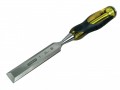 Stanley FatMax® Thru Tang Chisel 25mm    0-16-261 £17.79 The Stanley Fatmax Thru Tang Bevel Edge Chisels Have An Ergonomic Handle Design Incorporating A Shatterproof Polymer Handle. The Ergonomic Soft Grip Longer Handle Is Useful For Maximum Control, Feels 
