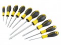 Stanley Tools 0-60-211 Essential Screwdriver Set of 10 PH/SL/PZ £14.99 Stanley Essential Screwdrivers Have Bars Made From Chrome Vanadium Steel, Which Resists Bending And Snapping. The Handles Are Made From Polypropylene, With Tpr Overlay For Increased Comfort And Reduce