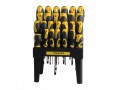 Stanley Tools 062142 Screwdriver Set In Rack 26 Piece £27.99 26 Piece Stanley Screwdriver Set, Contains A Selection Of Useful Screwdrivers For Everyday Use. Fitted With Comfortable Handles And Supplied In A Handy Storage Rack. Contains The Following:

8 X Slo