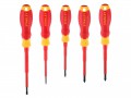 STANLEY® VDE Screwdriver Set, 5 Piece £13.50 Stanley® Vde Screwdrivers Have A Chrome Vanadium Steel Blade With A Hardened Tip For Increased Durability And Reduced Wear. The Tapered, Slim Insulation Allows Access Without Modification And Safe