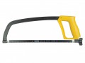 Stanley Tools Enclosed Grip Hacksaw 300mm (12in) £8.99 Solid Steel Frame With Enclosed Ribbed Plastic Shatterproof Handle For Good Grip And Comfort. The Square Section At The End Of The Frame Allows 4 Different Blade Positions, Ideal For Vertical And Hori