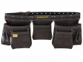 Stanley Tools STST1-80113 Leather Tool Apron £29.99 The Stanley Tools Leather Tool Apron Has Multiple Pockets And Holders For Quick Access On The Job. The Middle Pocket Is Ideal For Holding Pocket Tapes And There Is Also A Steel Hammer Loop. Made From