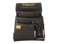 Stanley Tools STST1-80114 Leather Nail & Hammer Pouch £25.49 The Stanley Tools Leather Nail & Hammer Pouch Has Multiple, Easy Access Pockets And Holders For Quick Access On The Job. Fitted With A Metal Hammer Loop That Is A Comfortable To Reach. Made From P