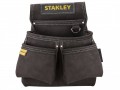 Stanley Tools STST1-80116 Leather Double Nail Pocket Pouch £23.49 The Stanley Tools Leather Double Nail Pocket Pouch Is Perfect For Nails And Small Tools. With Easy Access Pockets, The Size And Structure Of Pockets Enable Easy Access. There Is Also A Metal, Quick Ac
