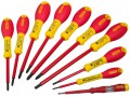 Stanley FatMax Screwdriver Set Insulated 10pce Par/Flared /Pozi £29.99 The Stanley Fatmax® Vde Insulated Screwdrivers Have A Vde Insulated Screwdriver Tip, That Is Individually Tested To 10,000 Volts And Guaranteed To 1,000 Volts. The Soft Grip Handle Gives The Perfe