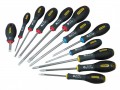 Stanley FatMax® Screwdriver Set Par/Flared /Phillips /Pozi 12pce £40.99 The Stanley Fatmax® Screwdriver Sets Have A Chrome Vanadium Steel Bar Allows High Torque And Reduces The Risk Of Tip Breakage And The Handle Is Moulded Directly To Shaft For A Virtually Unbreakabl