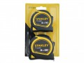 Stanley Tools Tylon Pocket Tapes Twin Pack 5m/16ft + 8m/26ft £11.99 The Stanley Tools Tylon™tapes Twin Pack, Contains The Following:

1 X Tylon™ Pocket Tape 5m/16ft That Has A Corrosion Resistant Long Life Nylon Coated Blade With Bi-material Case For Imp