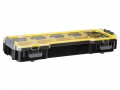 Stanley Storage FatMax® 1/3 Shallow Organiser £11.99 The Stanley Fatmax® 1/3 Shallow Organiser Features A Virtually Unbreakable, Polycarbonate Lid, That Has Been Uniquely Designed To Lock All Compartments In Place. A Waterproof Seal Protects The Con