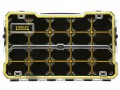 Stanley Storage FatMax® 2/3 Shallow Organiser £14.99 The Stanley Fatmax® 2/3 Shallow Organiser Features A Virtually Unbreakable, Polycarbonate Lid, That Has Been Uniquely Designed To Lock All Compartments In Place. A Waterproof Seal Protects The Con