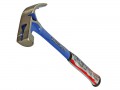 Vaughan V4 Curved Claw Nail Hammer All Steel Plain Face 540g (19oz) £49.99 This Vaughan Curved Claw Hammer Is Forged From Solid High Carbon Steel. Its Patented Deep 'v' Head Design Reduces Shock And Vibration, While Short Claws Increase Its Strength. It Has A Nail Ho