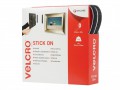 VELCRO® Brand VELCRO® Brand Stick On Tape 20mm x 10m Black £24.49 Velcro® Brand Stick On Tape Is The Easy-to-use Alternative To Nails And Screws. To Use, Clean And Dry Both Surfaces. Cut Tape To Length. Peel Backing Paper And Press Firmly To Surfaces.  Allow Adh