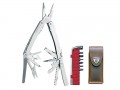 Victorinox SwissTool Spirit Plus & Leather Pouch 30238L £119.99 The Victorinox Swisstool Originates From The Same Workshop Which Has Crafted The World Famous Multitool, The Original Swiss Army Knife For More Than 100 Years.
The Swisstool Has The Same Qualities