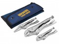 IRWIN Vise-Grip TVG73 Locking Pliers Set, 3 Piece £34.99 The Irwin Vise-grip 3 Piece Set Comprises Of:
2 X Curved Jaw Locking Pliers, Ideal For A Variety Of Applications And Material Shapes. They Are Made From High-grade Heat-treated Alloy Steel For Maxi