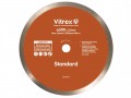 Vitrex Diamond Blade Standard 200mm £38.99 Vitrex Standard Diamond Blade With A Continuous Rim For A Cleaner Cut. Suitable For Cutting Ceramic, Terracotta And Quarry Tiles, Slate, Marble, Masonry, Concrete And Stone.1 X Vitrex Standard Diamond