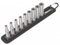 Wera Belt A Deep 1 Socket Set of 9 Metric 1/4in Drive £42.95 The Wera Belt A Deep 1 Socket Set For External Hexagonal Bolts And Sockets. This Deep Socket Set Is Perfect For Use With Protruding Threaded Rods And Low-lying Bolts And Sockets. Incorporating An Off-