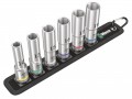 Wera Belt C Deep 1 Socket Set of 6 Metric 1/2in Drive £48.99 The Wera Belt C Deep 1 Socket Set For External Hexagonal Bolts And Sockets. This Deep Socket Set Is Perfect For Use With Protruding Threaded Rods And Low-lying Bolts And Sockets. Incorporating An Off-