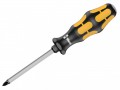 Wera Kraftform® 918 Pozi Tip Pz2 Chisel Driver 100 mm £13.99 The Wera 918 Series Rugged Pozi Tipped Chiseldriver Has Been Designed To Be Hit With A Hammer, Whilst Remaining Fully Useable As A Screwdriver, With Impact Cap And Pound-thru Hexagon Blade.  The Blade