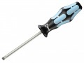 Wera Kraftform® Plus S-Steel Parallel Slot Screwdriver 5.5 x 125 £9.39 3335 Screwdriver For Slotted Screws, Stainless Application: For Slotted Screwsblade: Round, Stainless Steeltip: Din 5264-a, Iso 2380, Lasertip®handle: Kraftform® With Anti-roll Protection, Multi-compo