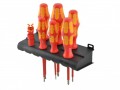 Wera Kraftform Plus VDE Screwdriver Set SL / PH with Screw Grips Set of 6 £17.99
The Wera Series 160 I/7 Insulated Screwdriver Sets Are Tested Individually For Dielectric Strength Under A Load Of 10,000 Volts So As To Ensure Safe Working With Loads Up To 1,000 Volts.