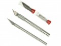 XCELITE CRAFT KNIFE SET £14.59 Xcelite Xns Craft Knife Set Can Be Used For A Wide Range Of Cutting Operations.
The Set Contains The Following:
1 Light-duty Xn100 Craft Knife.
1 Medium-duty Xn200 Craft Knife.
10 Assorted