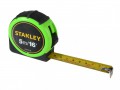 Stanley Hi-Visibility Tape 5m/16ft £3.99 The Stanley Hi-visibility Tape Has A Polymer Coated Blade With Easy-to-read Metric And Imperial Graduations. Tipped With A 2 Rivet Tru-zero™ End Hook For Precise Inside And Outside Measurements.