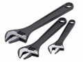Bahco Adjustable Wrench Triple Pack £34.99
Bahco Adjustable Wrench Has A Black Phosphated Finish And Tapered Jaws With A Measurement Scale On The Fixed Jaw. 16º Angle Head With No Protruding Shank When Fully Open. Strong I Section Han