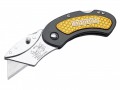 Faithfull Utility Folding Knife £6.99 The Faithfull Utility Folding Knife Features A Blade Locking System And An Easy Blade Change Mechanism. Blades Can Be Quickly Changed By Depressing The Release Lever And Sliding The Blade Out. This St