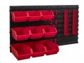 Faithfull Fixing Wall Kit, 12 Piece £19.99
The Faithfull Fixing Wall Kit Contains 3 X 3 Sizes Of Storage Bins, Manufactured From Robust Polypropylene These Bins Are Acid, Oil And Solvent Resistant. Supplied Complete With 2 Panels That Allo