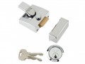 Yale Locks 85 Deadlocking Nightlatch Chrome Finish 40mm Backset Boxed £37.26 The Yale 85 Series Deadlocking Standard Nightlatch Security Locks Are Some Of The Most Widely-used Front Door Latches. They Are Key Operated From The Outside And Lever Handle Operated From The Inside.