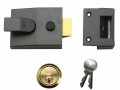 Yale Locks 91 Basic Nightlatch DMG Brass Cylinder 60mm Backset Boxed £37.36 The Yale 91 basic Nightlatch Security Lock Is Key Operated From The Outside And Lever Handle Operated From The Inside. The Latch Automatically Deadlocks On Closing The Door And The Snib Function 