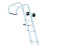 Zarges Industrial Roof Ladder One Part 17 Rungs £284.95 The Zarges Industrial Roof Ladders Have Strong Oval Section Stiles And 300mm Serrated Round Rungs For Better Grip.
The Ladder Has A Ridge Hook To Grip The Ridge Of A Pitched Roof, And 100mm Diamete