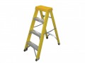 Zarges Fibreglass Swingback Steps 4 Rungs £111.17 

The Zarges Fibreglass Swingback Steps Have Non-conductive, Glass Reinforced Stiles Making Them Ideal For Electrical Contractors. The Stepladder Has Strong, Locking Side Arms And Double Riveted, No