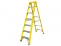 Zarges Fibreglass Swingback Steps 7 Rungs £178.01
The Zarges Fibreglass Swingback Steps Have Non-conductive, Glass Reinforced Stiles Making Them Ideal For Electrical Contractors. The Stepladder Has Strong, Locking Side Arms And Double Riveted, No