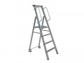 Zarges Mobile Mastersteps 5 Rungs £699.95 The Zarges Mobile Masterstep Is Safe And Comfortable For Optimum Freedom Of Movement. It Has A Large Work Platform (400mm X 400mm) With Aluminium Checker Plate Surface And 80mm Deep Steps With Zarges
